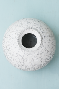 Large Round Raku Vase
