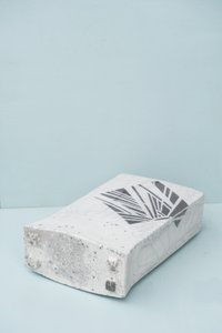 Large Column Raku Vase