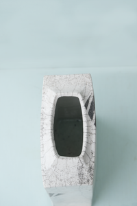 Large Column Raku Vase