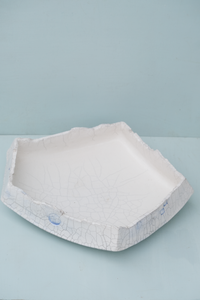 Large Angular Raku Platter