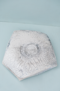 Large Angular Raku Platter
