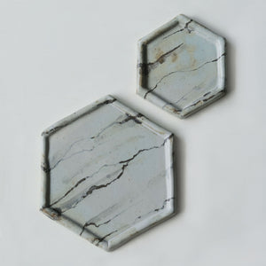 Marble Hexagon Coaster/Mamezara