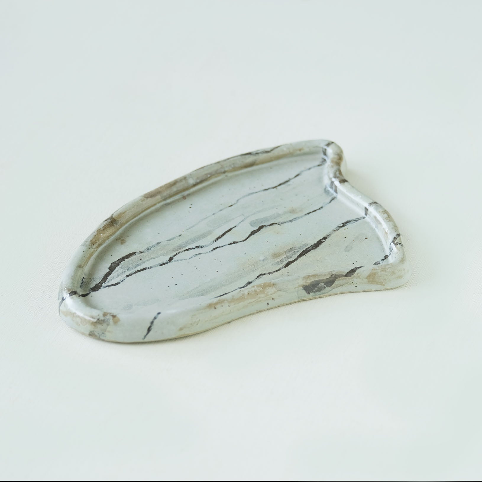 Marble Curve Side Plate 002