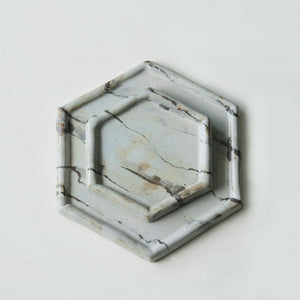 Marble Hexagon Coaster/Mamezara