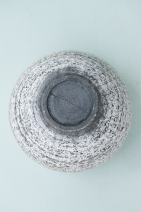 Large Round Raku Vase