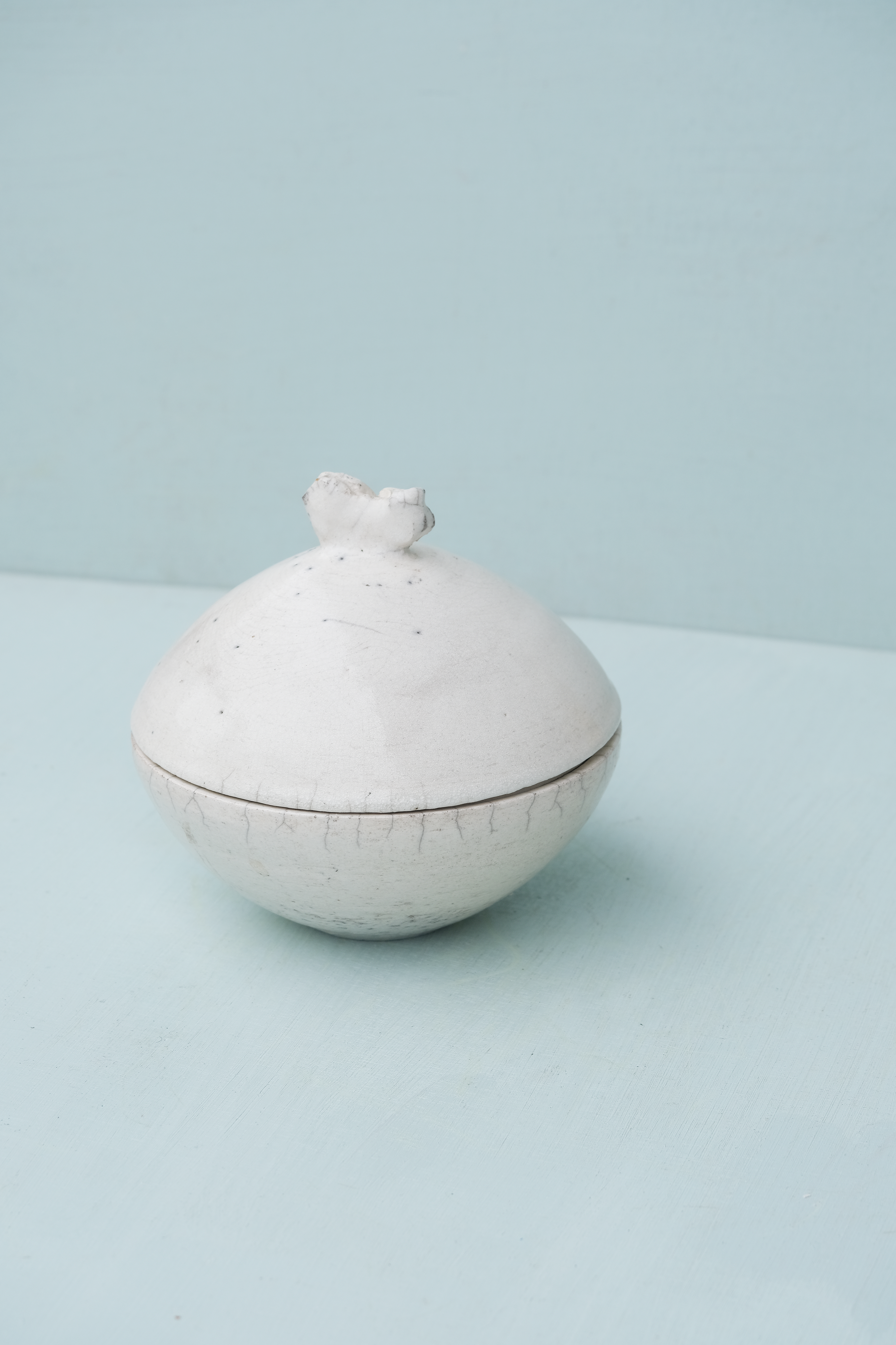 Small Round Raku Box