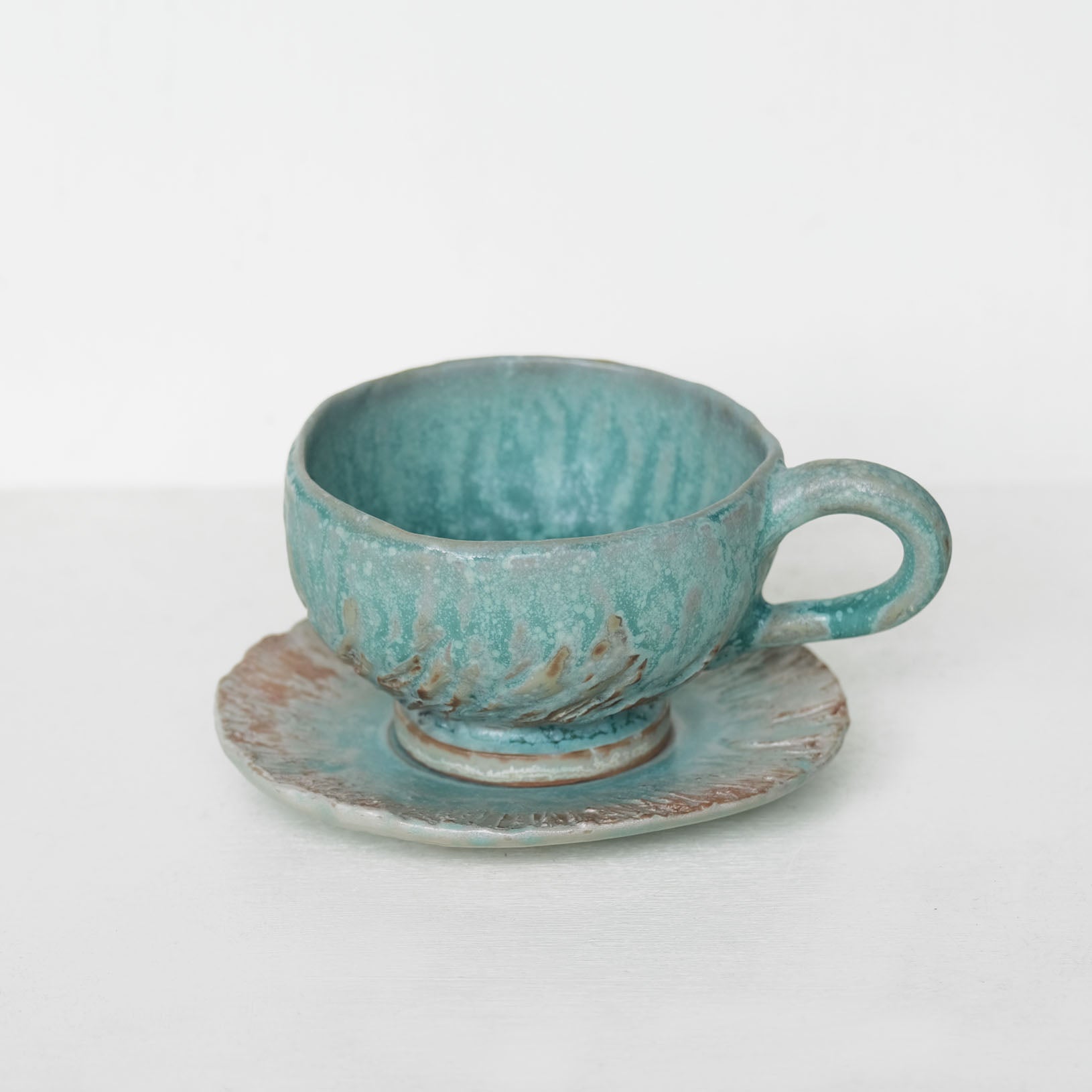 Turkish Blue Cup and Saucer