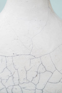 Wide Bottom Raku Vase