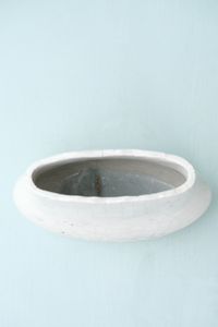 Medium Wide Bottom Raku Vase