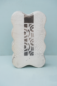 Large Column Raku Vase
