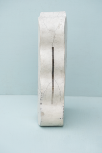 Large Column Raku Vase
