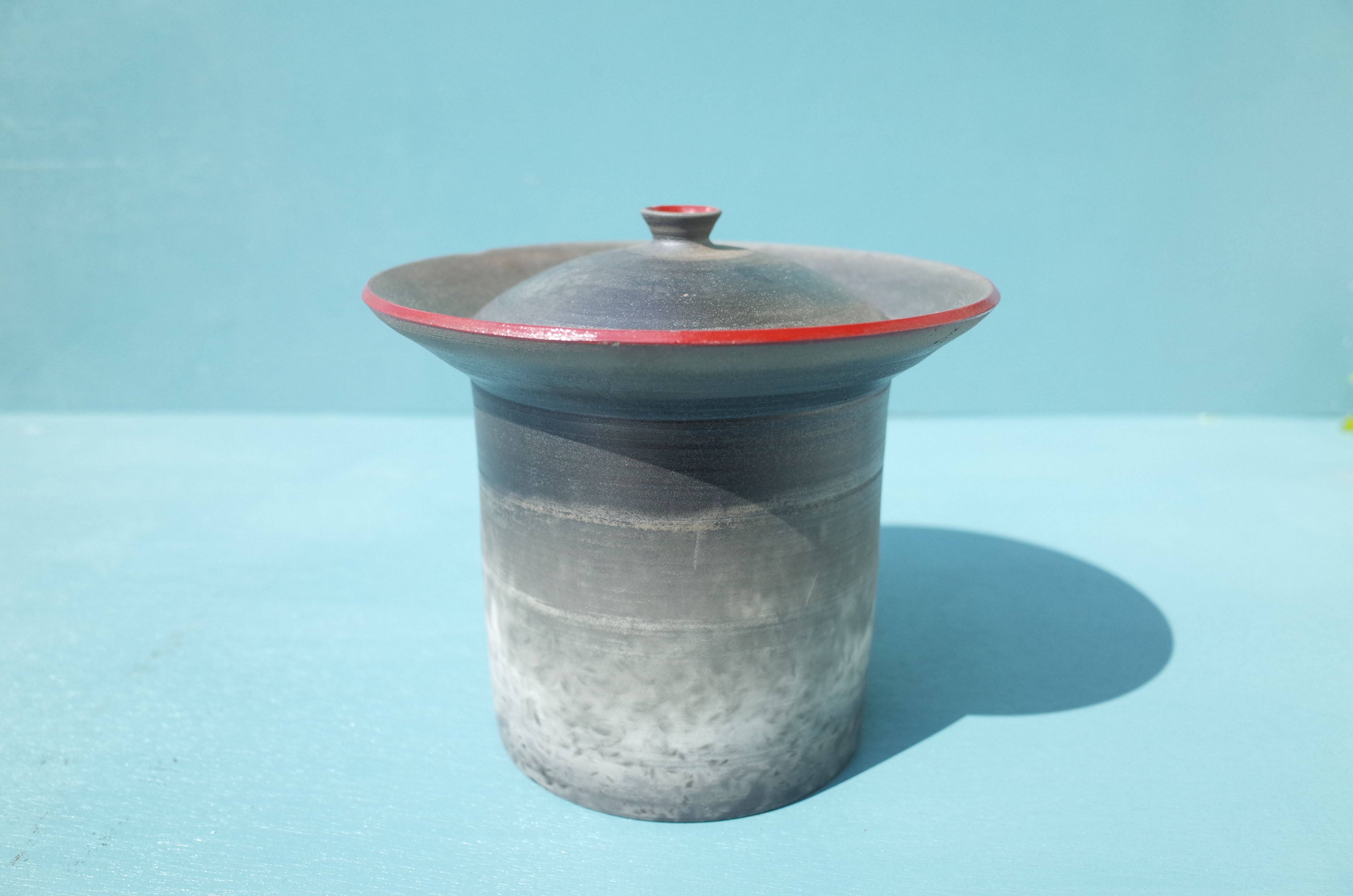 Red Detail Jar