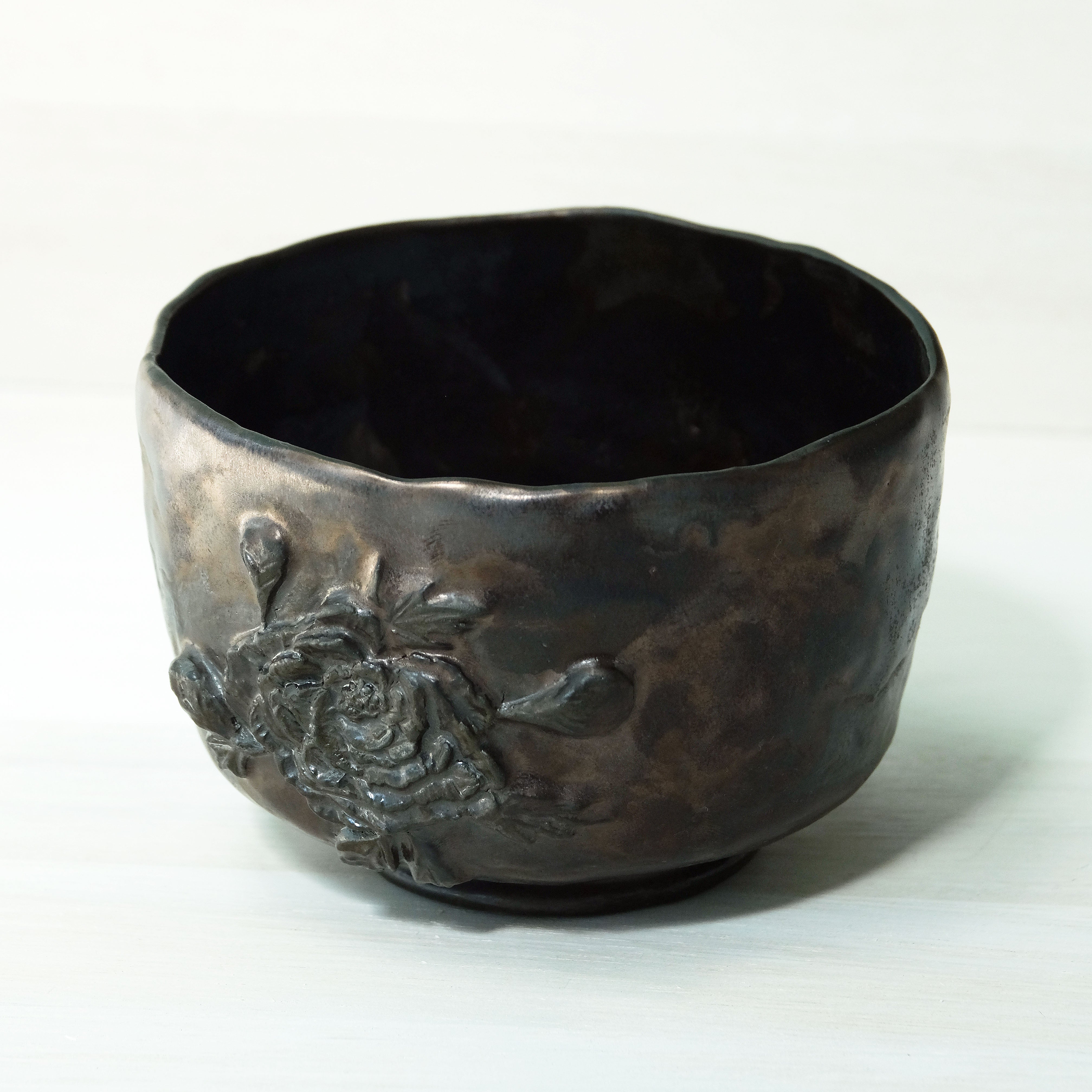 Bronze Peony Teabowl