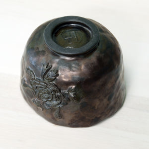 Bronze Peony Teabowl