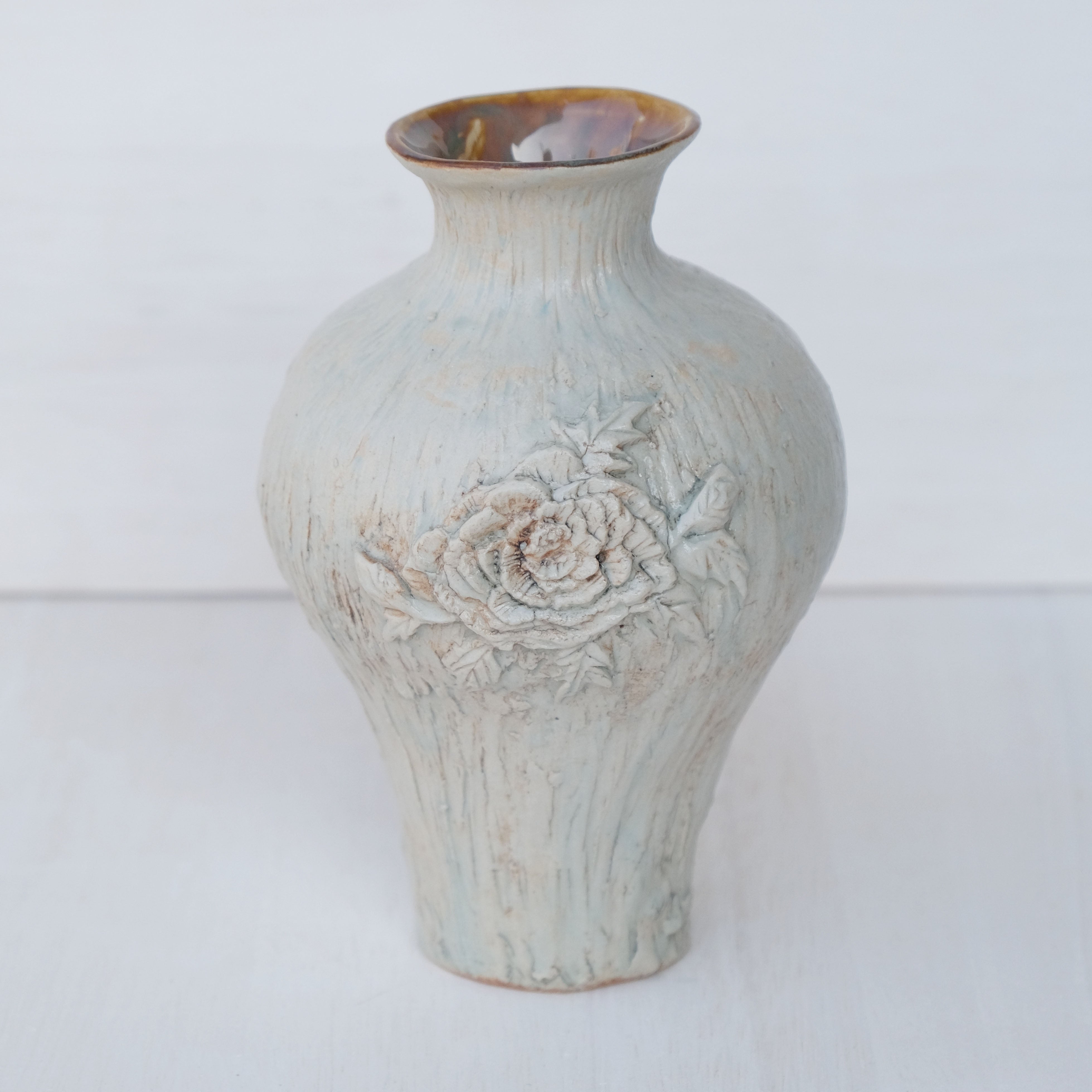 Celadon Peony Vase