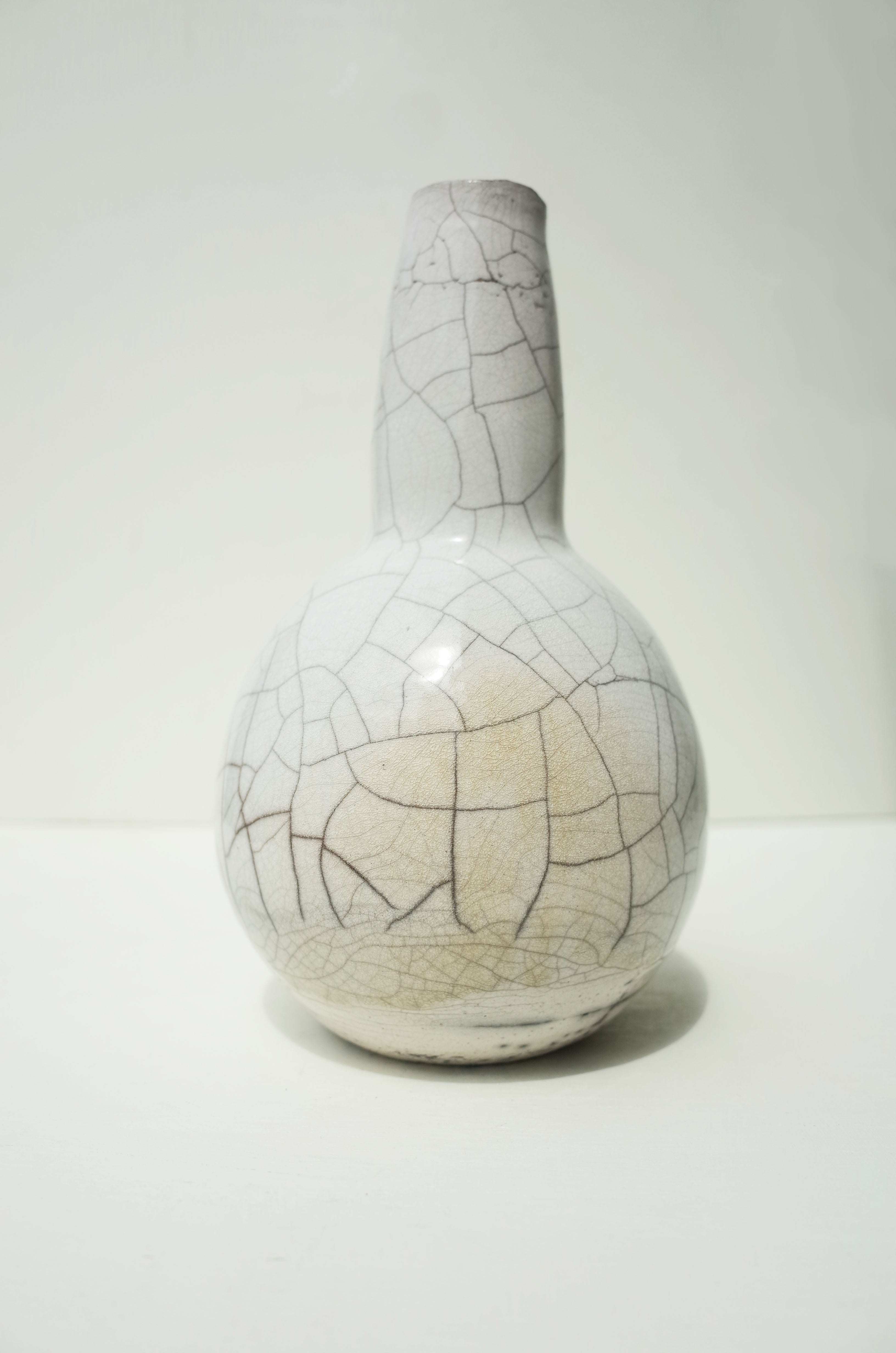 Raku Round Bottom Vase