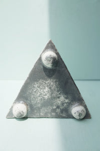 Triangle Raku Vase