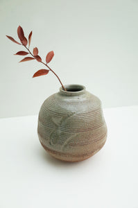 Ridged Dent Vase
