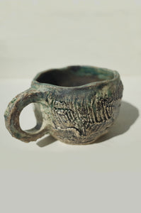 Carved Green Texture Cup